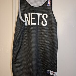 Brooklyn Nets Black and White Basketball Jersey Reversible Small